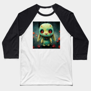 Green undead bunny Baseball T-Shirt